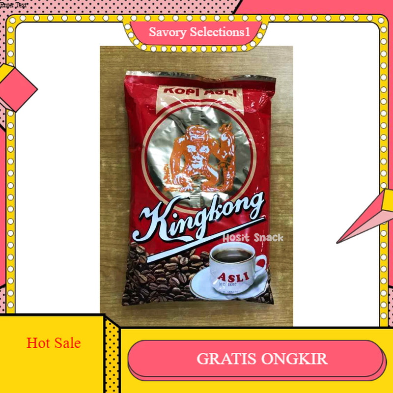 

【SAVORY】DISKON!! Kopi Kingkong 450gr Asli Khas Bangka / Kopi Bubuk Bangka Kingkong Merah