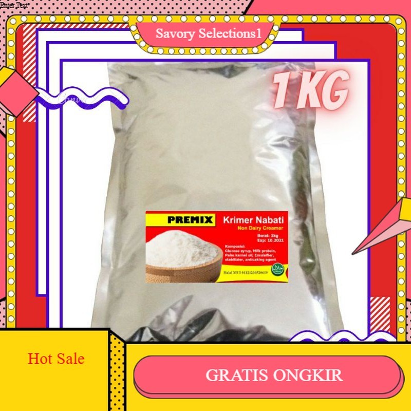 

【SAVORY】 FLASH SALE!! Creamer Bubuk Non Dairy 1kg