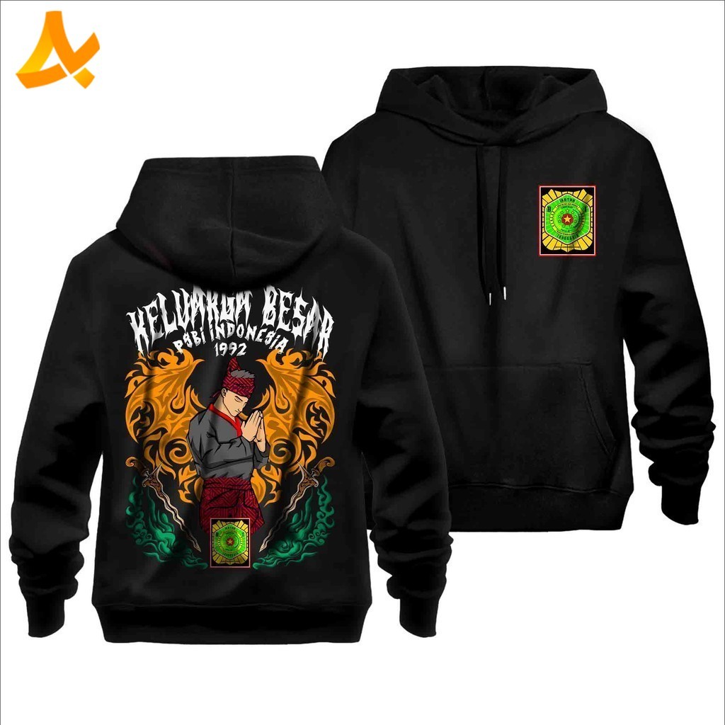 Jaket Hoodie BUNGA ISLAM Indonesia 1992 Fighter - SABLON PREMIUM DISTRO - Kaos Bunga Islam 1992