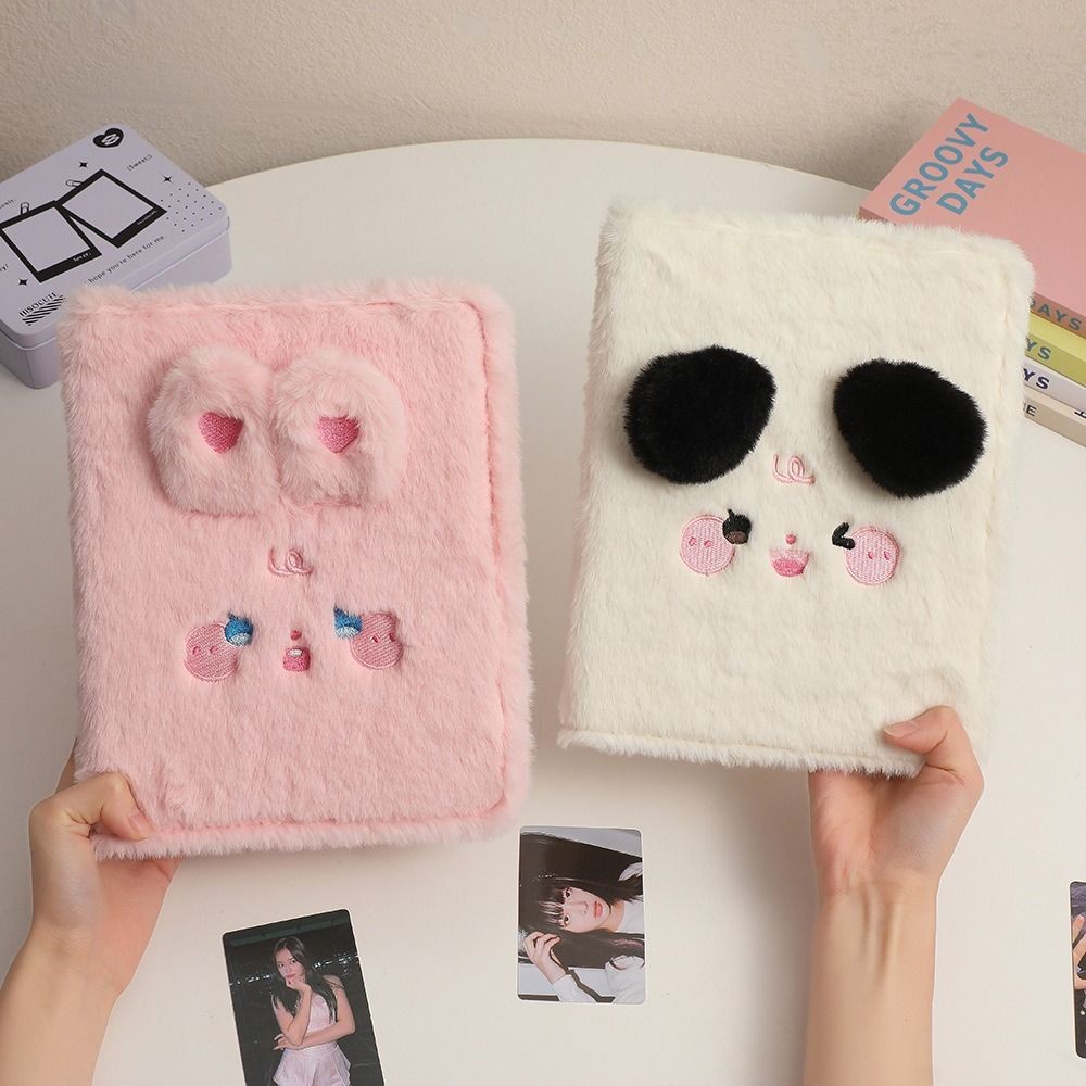 

Photocard Holder Cat Bear Cards Album Cover Card Albums Inner Page Refill Collection Book Cover Loose-leaf Fluffy