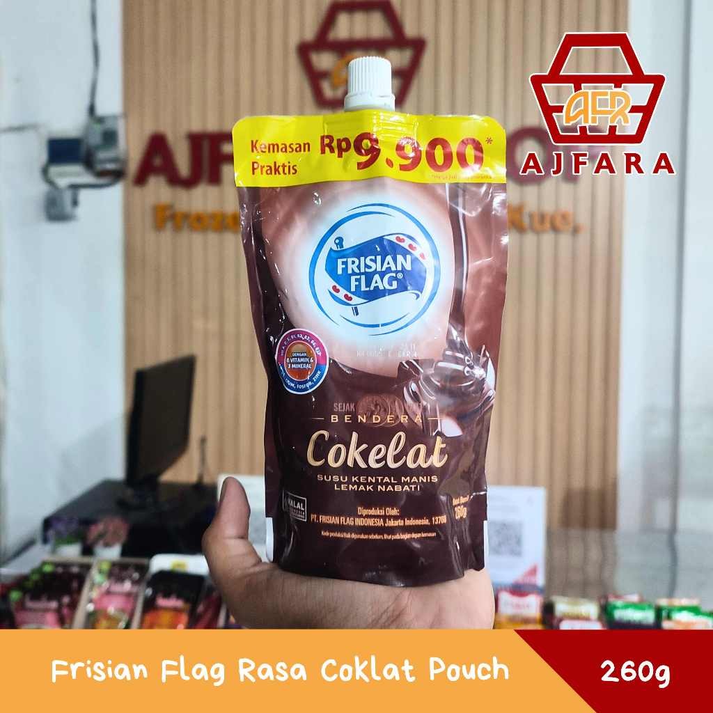 

Frisian Flag Coklat Pouch 260g/ Putih Pouch 260g
