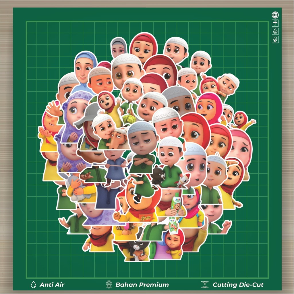 HOT 50 PCS STIKER Stiker Kartun Nussa Rara Stiker Fashion Cars Decal Dingin Kartu Album Custom Vinyl