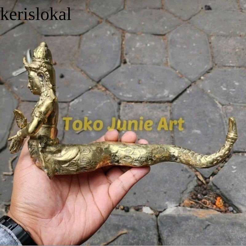 PATUNG NYI BLORONG RATU ULAR BARANG ANTIK KOLEKSI PATUNG KUNINGAN PAJANGAN ANTIK KL14
