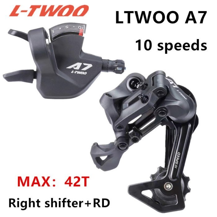 LTWOO A7 10 Speed Long Cage RD + Right Shifter Kanan