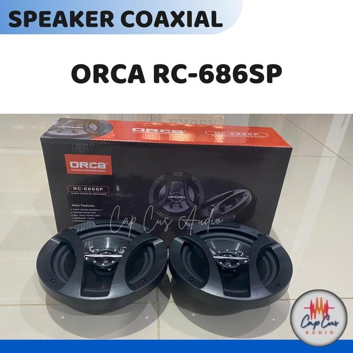 SPEAKER COAXIAL MOBIL 6 INCH ORCA RC-686SP / SPEAKER COACIAL ORCA - RC686SP