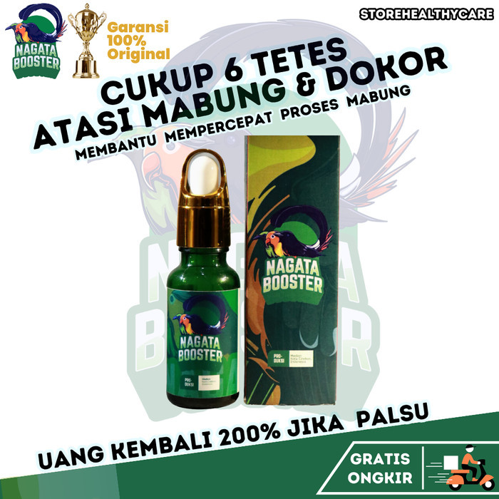 Nagata Booster VItamin Burung Cukup 4 Tetes Mabung Tuntas