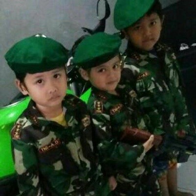 ✨LARIS✨ -Baju Tempur TNI Loreng, PREMIUM Baju Anak TNI JENDRAL TENTARA Baju Seragam Anak TK Balita S
