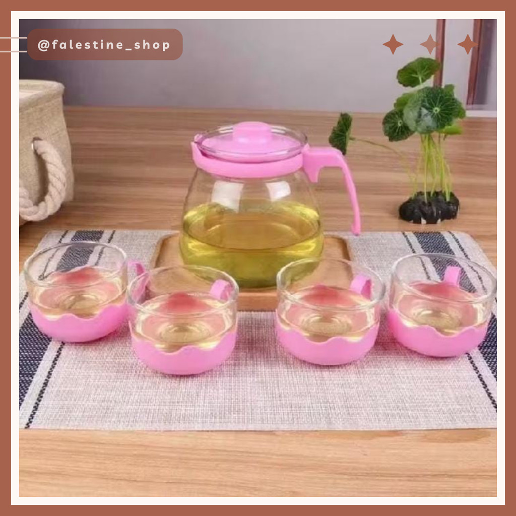Teapot Set 5 in 1 Warna