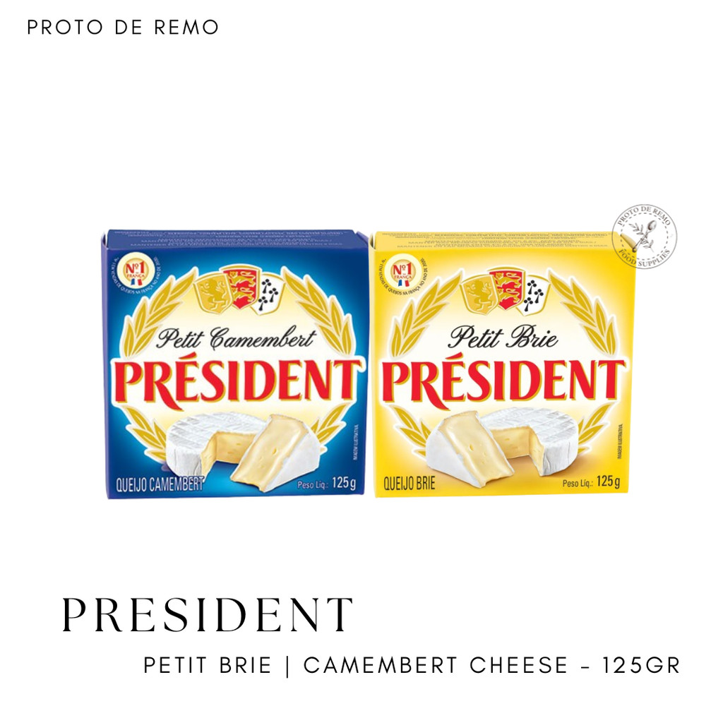 

President Cheese Petit Brie | Petit Camembert - 125GR