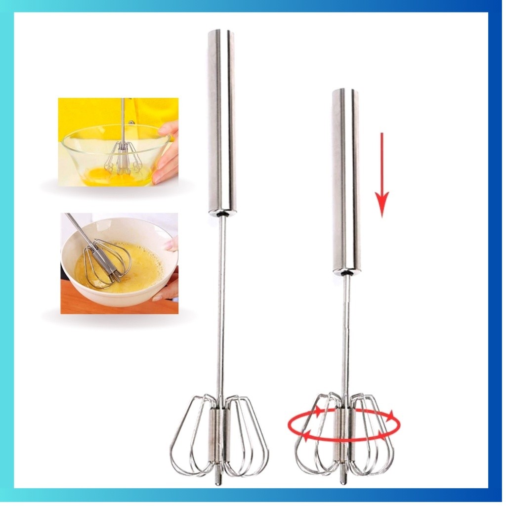 Zenith - Kocokan Telur Manual Polkadot Ukuran Kecil dan Besar Termurah