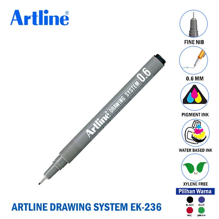 

ARTLINE EK-236 DRAWING PEN SYSTEM 0.6MM