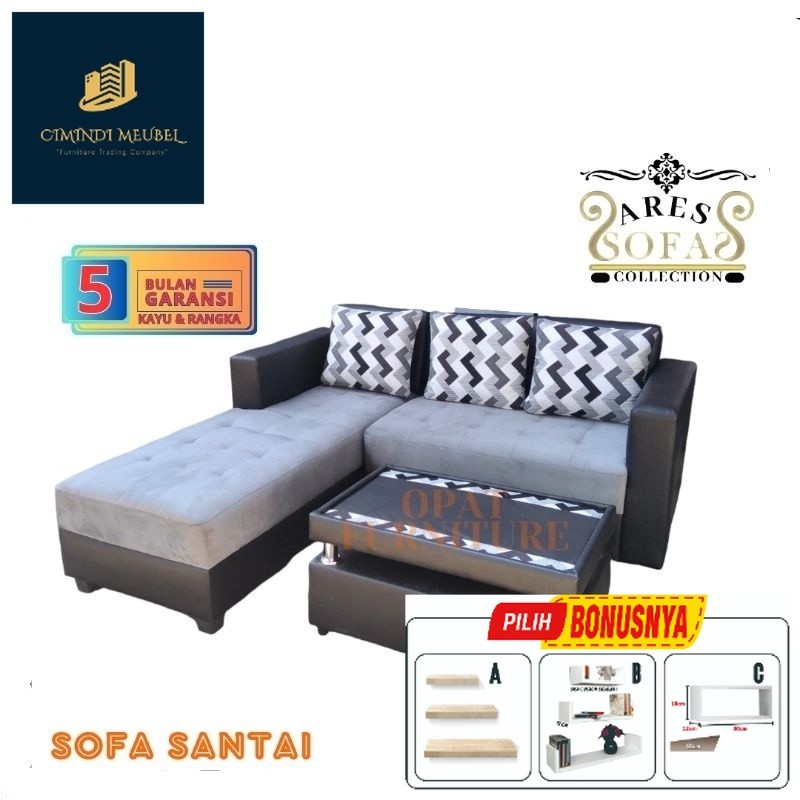 PROMO Sofa Santai Sofa l Sudut Sofa Tamu Minimalis  Kuningan Majalengka Indramayu Subang Brebes Tega