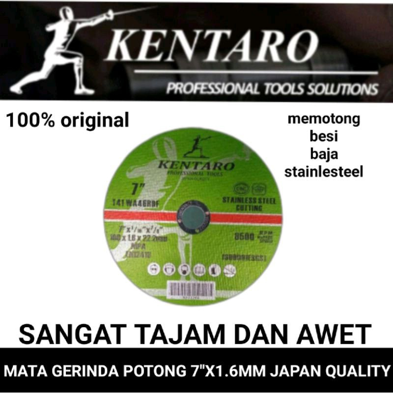 Batu Gerinda potong 7" KENTARO/Mata gerinda potong 7 Inch/Cutting wheel Kentaro