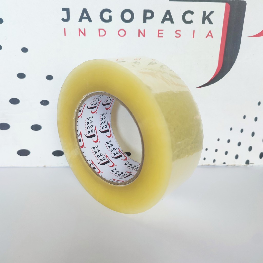 

Lakban Bening 45mm x 300 yard BC - Lakban Packing Ekonomis - Jago Pack Indonesia