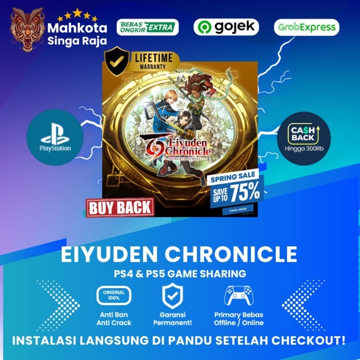 Eiyuden Chronicle Hundred Heroes - PS5 PS4 - Playstation 5 digital sharing  - PlayStation 4 Digital 