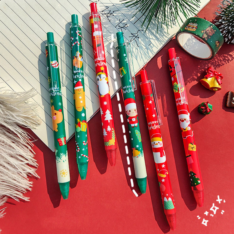 

1 Piece Lytwtw's Cute Gel Pen Creative Christmas Gift Press Office Gift School Supplies Stationery Kawaii Funny Pens