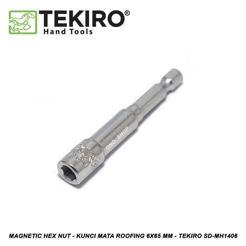 Mata Bor Sok Roofing 6 x 65mm Magnet TEKIRO SD-MH1406 Baut Hex Nut 6mm
