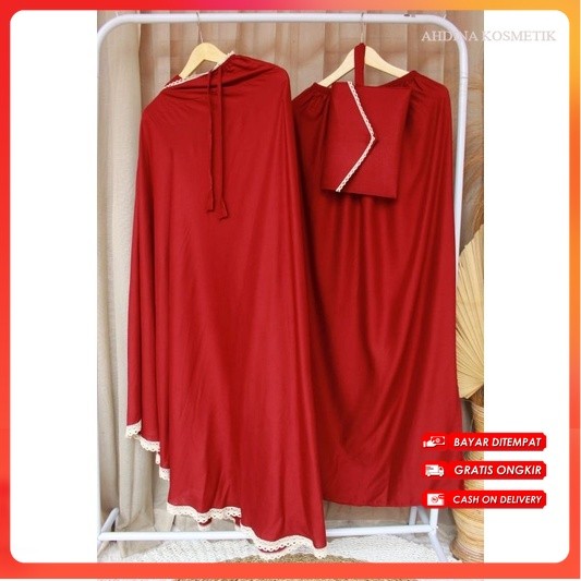 MUKENA JUMBO DEWASA MUKENA RENDA POLOS MUKENA RAYON POLOS