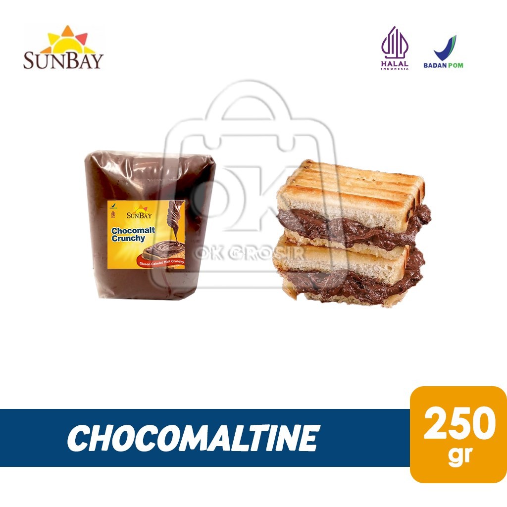 

Selai Chocomalt Chocomaltine Sunbay / Olesan Coklat Crunchy (Repack 250gr)