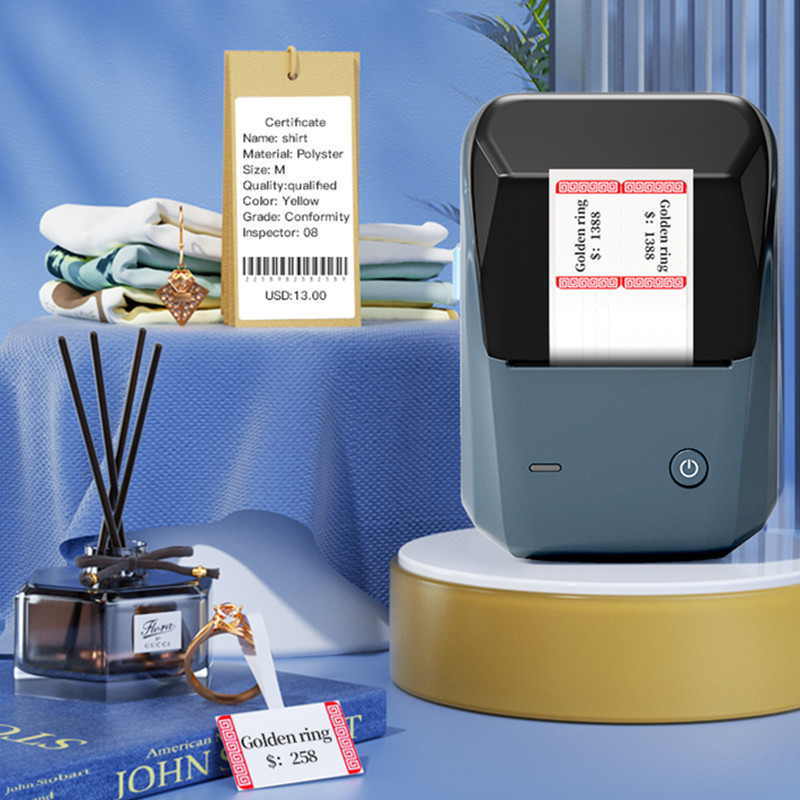 

B1 Inkless Label Printer Handheld Portable Bluetooth Adhesive Sticker Business Labeling Machines Paper 20mm -50mm Labels