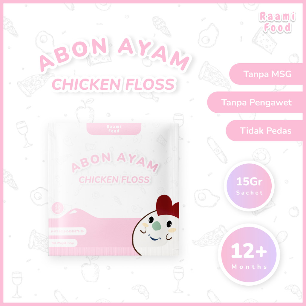 

Raami Food Abon Ayam Anak Premium Penambah Nafsu Makan Tanpa MSG Tanpa Pengawet - Sachet