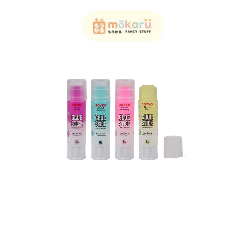 

Joyko Glue Stick GS-112 8gr (Fruit) / Lem Stik Batang Motif Buah Lucu Unik Murah