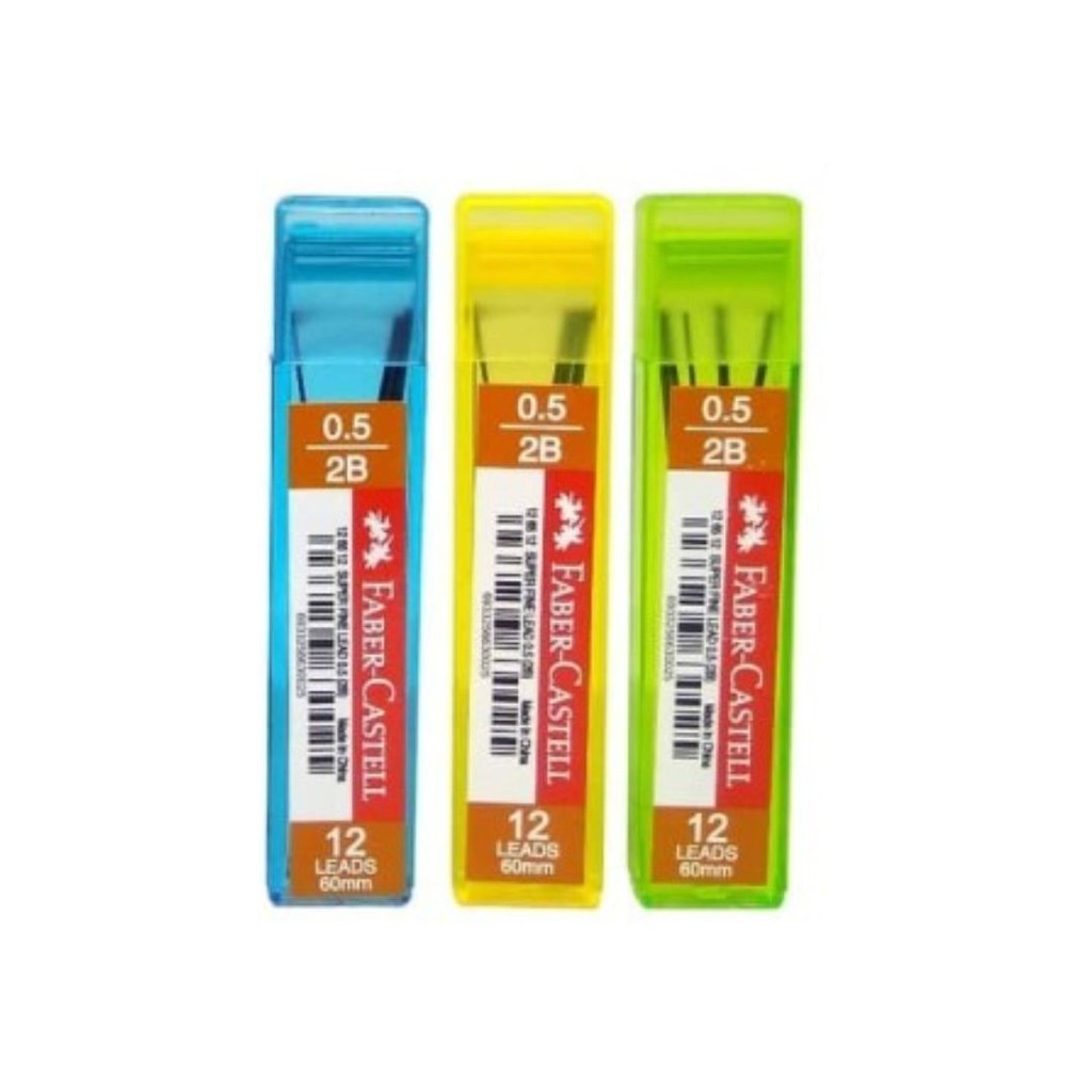 

FABER CASTELL Isi Pensil Mekanik 12 Lead Superfine Eco 2B 0.5 Mm