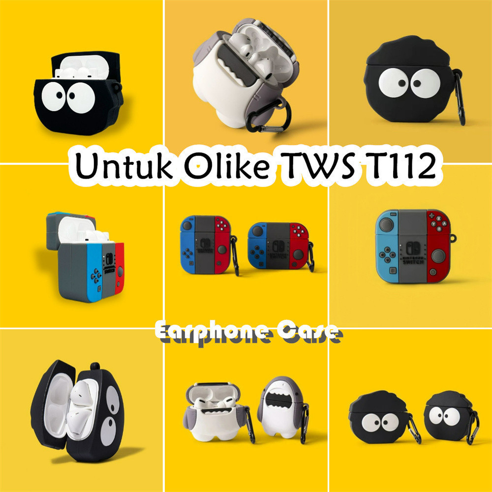 【Quality】Untuk Olike TWS T112 Case Kartun Trendi Permainan Soft Silikon Earphone Case NO.2