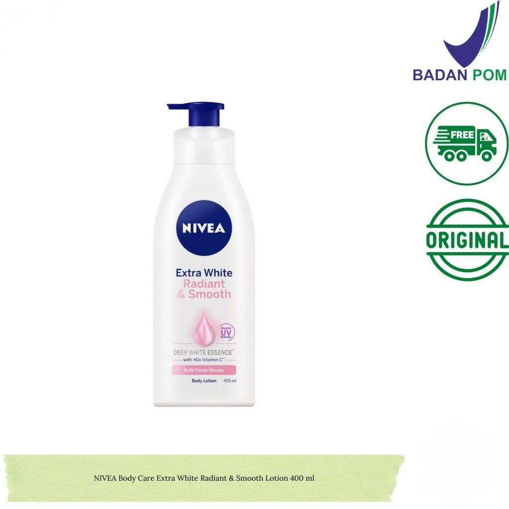 NIVEA Body Care Extra White Radiant & Smooth Lotion 400 ml
