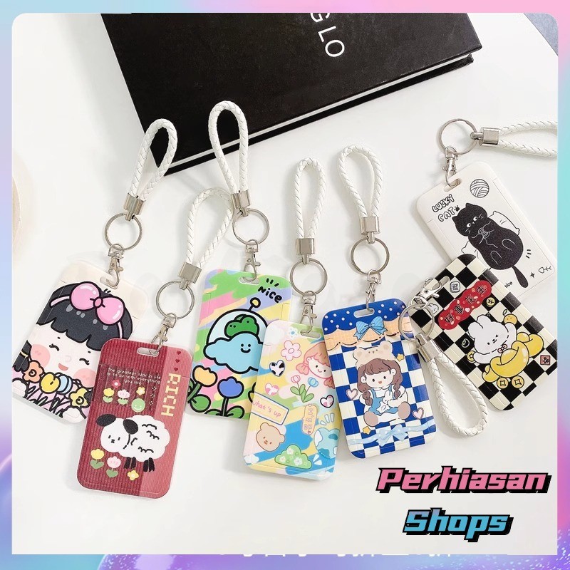 

ID CARD HOLDER MOTIF KAWAII TEMPAT KARTU PHOTOCARD PHOTO CARD MEMBERIKAN TALI TANGAN TINGKAT TINGGI,Karakter Kartun Dan Anime Lucu Gambar Sederhana