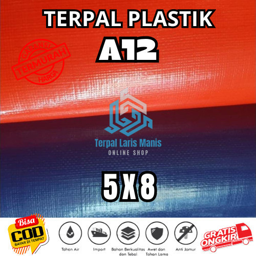 pabrik terpal PENDEKAR TERPAL Terpal A3 A5 A8 A10 A12 A15 A20 5x8 Meter Plastik Tebal Lipat Meteran 
