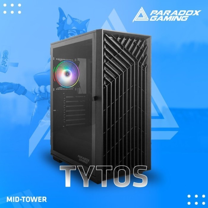 PARADOX GAMING TYTOS - Micro ATX, ATX PC Case