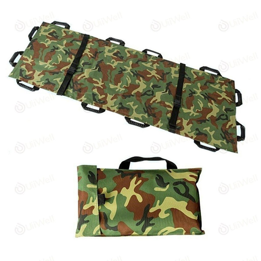 Velbed Velbet Ranjang Lipat Portable Tandu Ranjang Camping Ranjang Serbaguna Kain Tandu pengangkut p