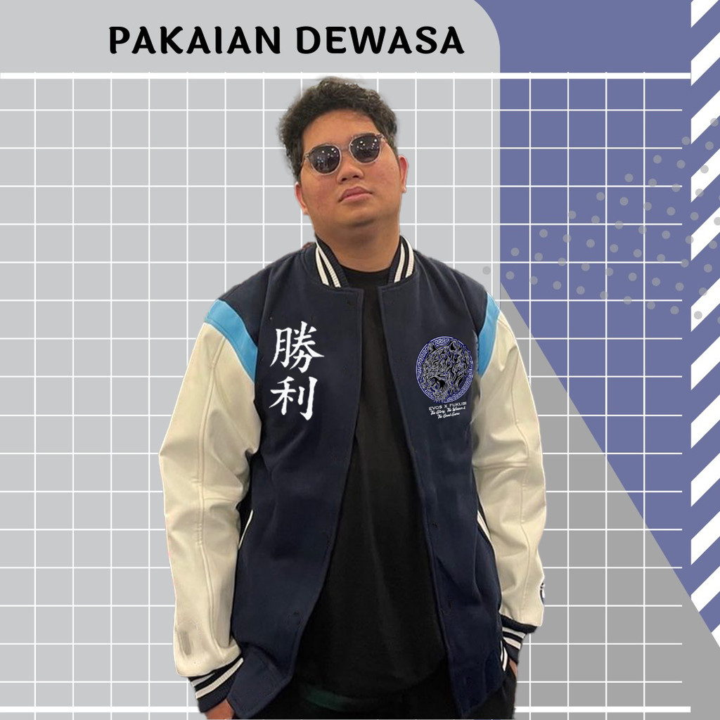 Jaket Evos Terbaru 2022 Evosgoods Bomber Resleting Jumbo Dewasa Big Size S M L XL XXL XXXL XXXXL XXX