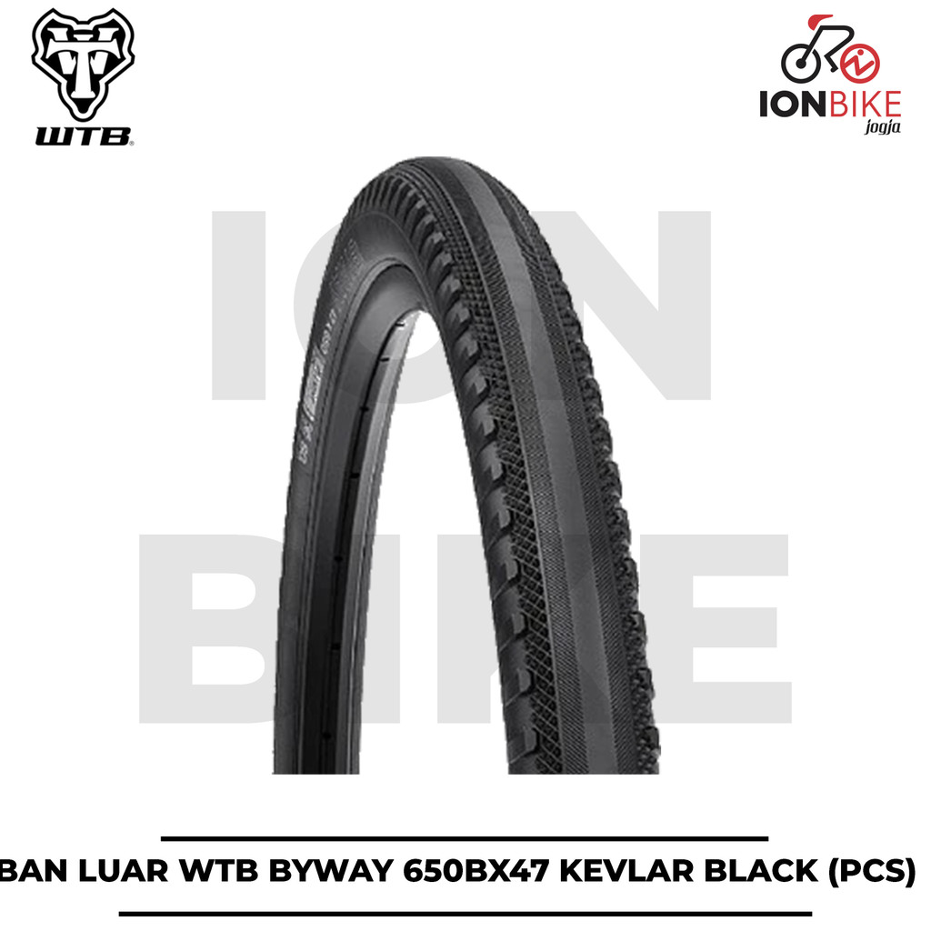 Ban Luar WTB Byway 650bx47 27.5 Kevlar 650b x 47 47c c BLACK Sepeda Gravel Hybrid MTB Cyclocross Tou