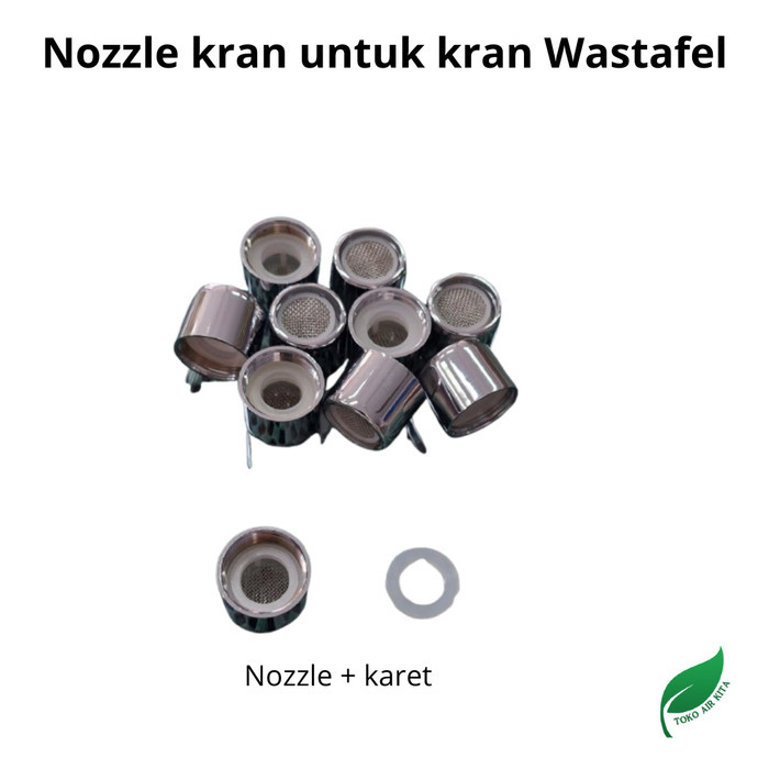 Nozzle Kran Air / Cucut Saringan kran wastafel / Sambungan kepala keran air - BUNDAR