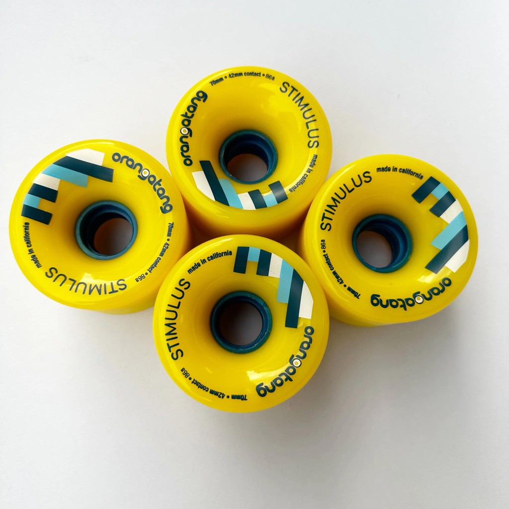 orangatang 70mm blue good quality skateboard longboard wheels 77a80a86a street stunt pro level wheel