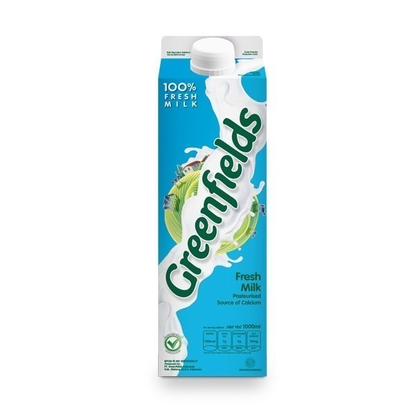 

GREENFIELDS FRESH MILK 1 LITER - SUSU * - AMR