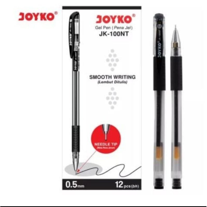 PEN GEL JOYKO/Pulpen Joyko Jk 100 / Jk - 100NT ISI 12 PCS