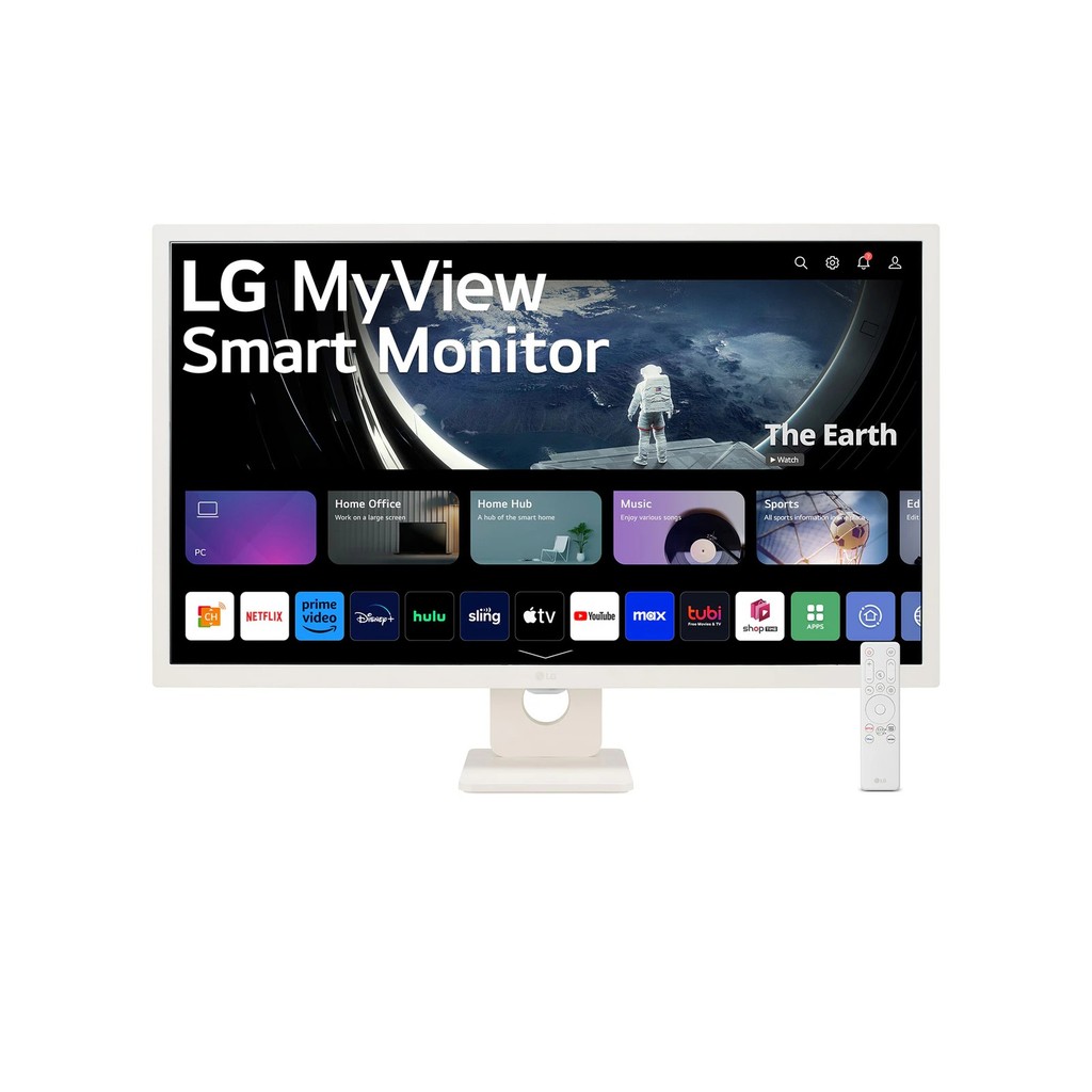 LG 32SR50F Smart Monitor - 31.5 Inci FHD IPS dengan webOS