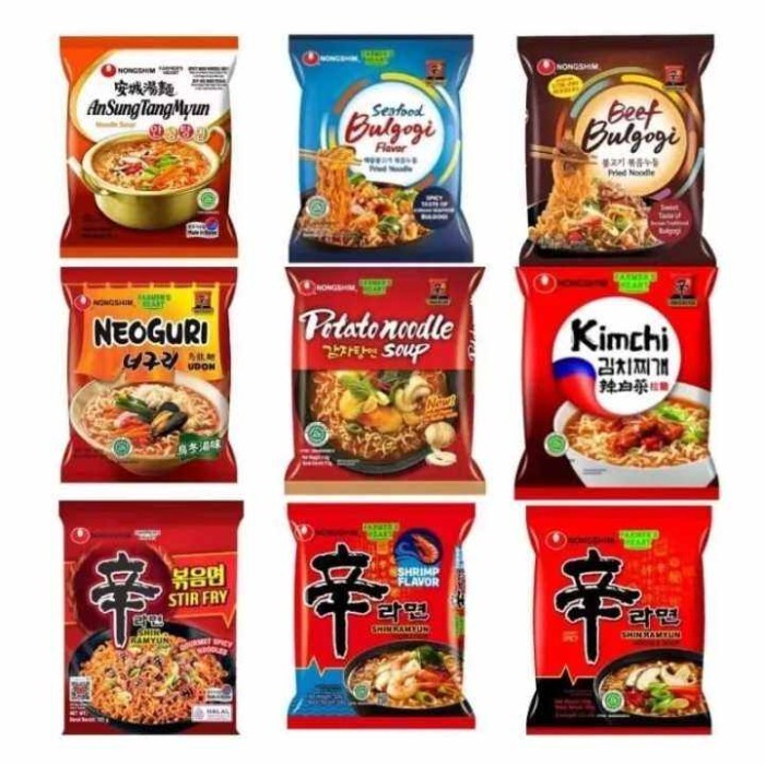 

Shin Ramyun Mie Instant - Nongshim Shin Ramyun