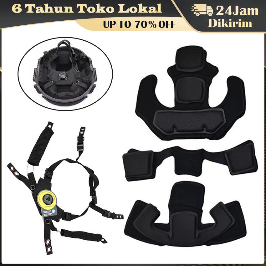 Helmet Liner System / Pelapis helm Wendy / Busa dan Pelapis Helm Tactical Wendy Nyaman dan Serbaguna