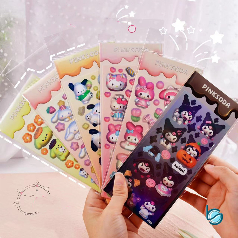 

Stiker Sanrio Lucu 2D/album foto polaroid Stiker/Stiker Motif Kartun Korea-Best Stationary
