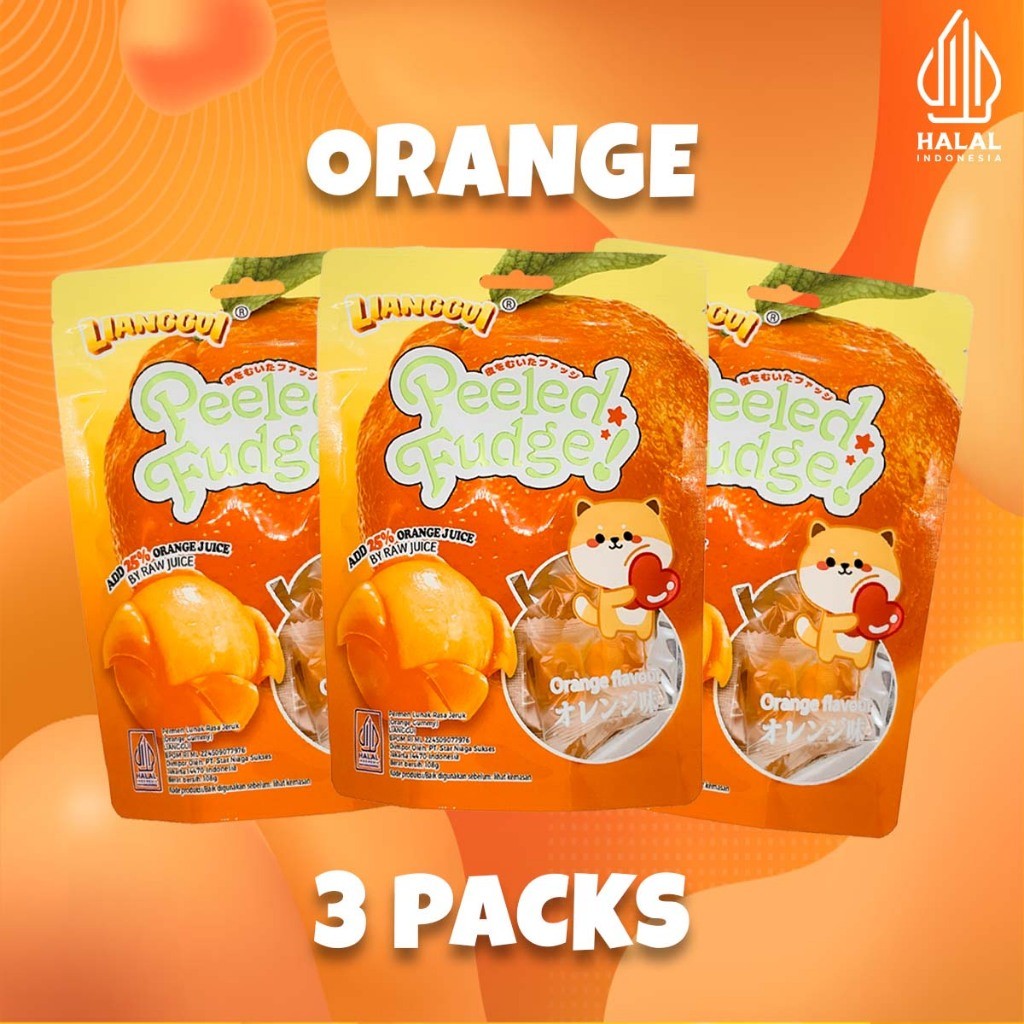 

[COD]Kombinasi hadiah Permen Lunak Viral Aneka Rasa Buah Permen Buah | Snack HALAL Lianggui SNACK CANDY Permen Buah Mix, Mango, Strawberry, Orange lychee Candy Gummies