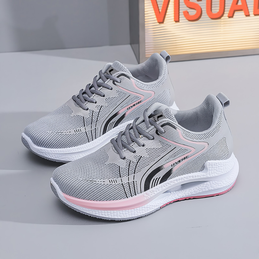LVR Sepatu Rajut Sepatu Sport Wanita LV0506