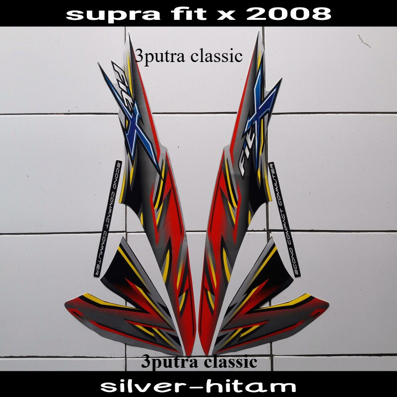 stiker motor supra fit x 2008