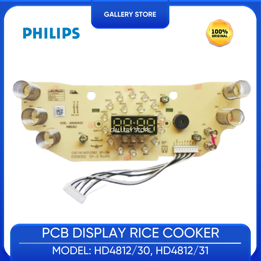 Pcb Tombol Display Rice Cooker Digital PHILIPS HD4812/30 HD4812/31