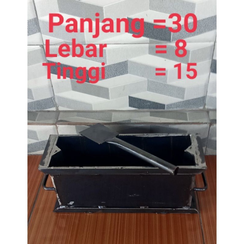 cetakan batako paten fre penumbuk ( 30x15x8)