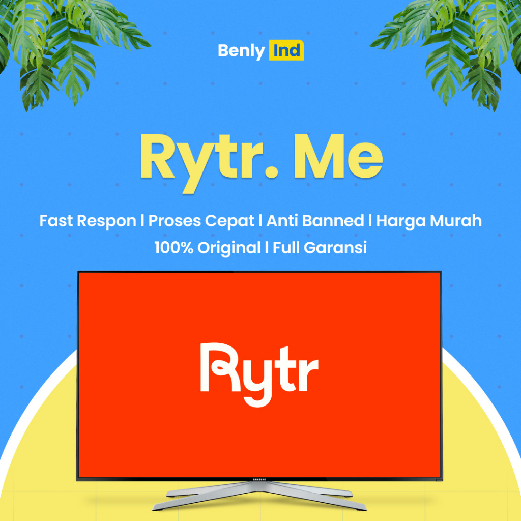 RYTR AI Writing Premium Unlimited Words 30 Hari