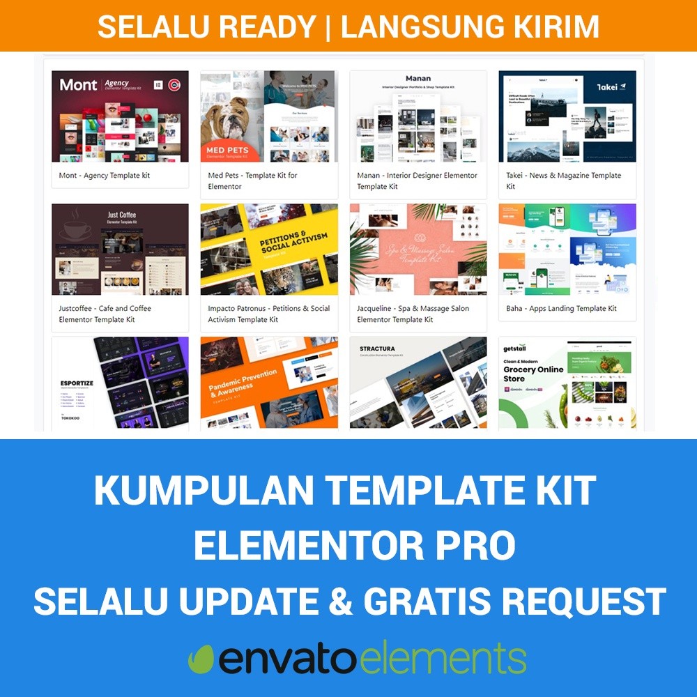 500++ TEMPLATE Website Company Profile - Elementor Template Kits Complete 2021 Series Wordpress Plug